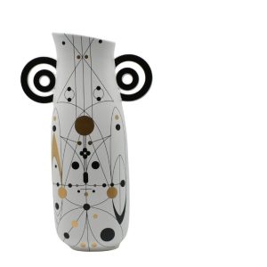 Vaso originale con decori stilizzati