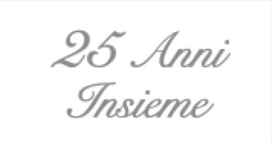 BOMBONIERE 25°ANNI nozze d'argento