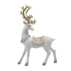Renna bianco oro