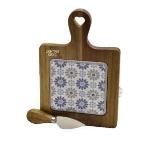 bomboniera claraluna tagliere con maolica