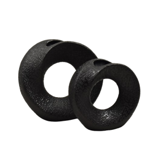 Vaso nero tondo per interni