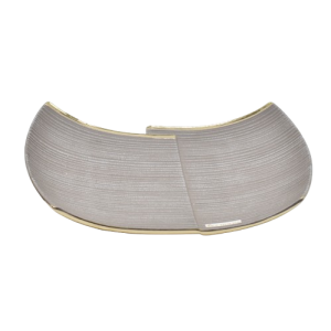 Centrotavola rettangolare sabbia e color oro