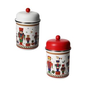 Barattoli Brandani decoro schiaccianoci