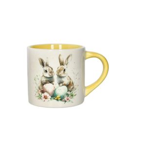 Tazza mug con coniglietti e uova di PAsqua