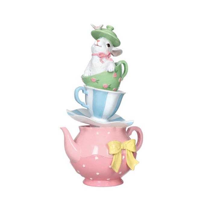 Coniglietta con tazza e teiera  Brandani