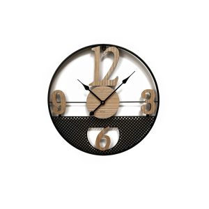 orologio Brandani legno e metallo diametro cm 60