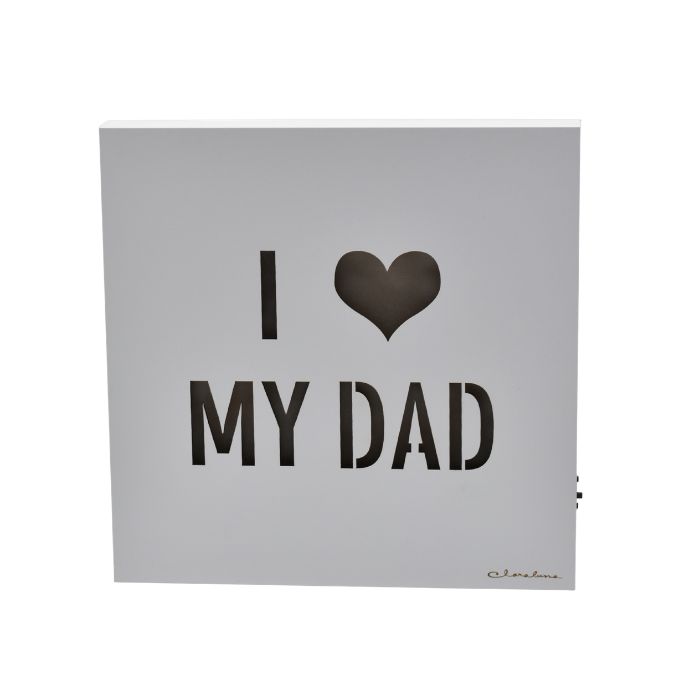 quadretto parete io amo il mio papà